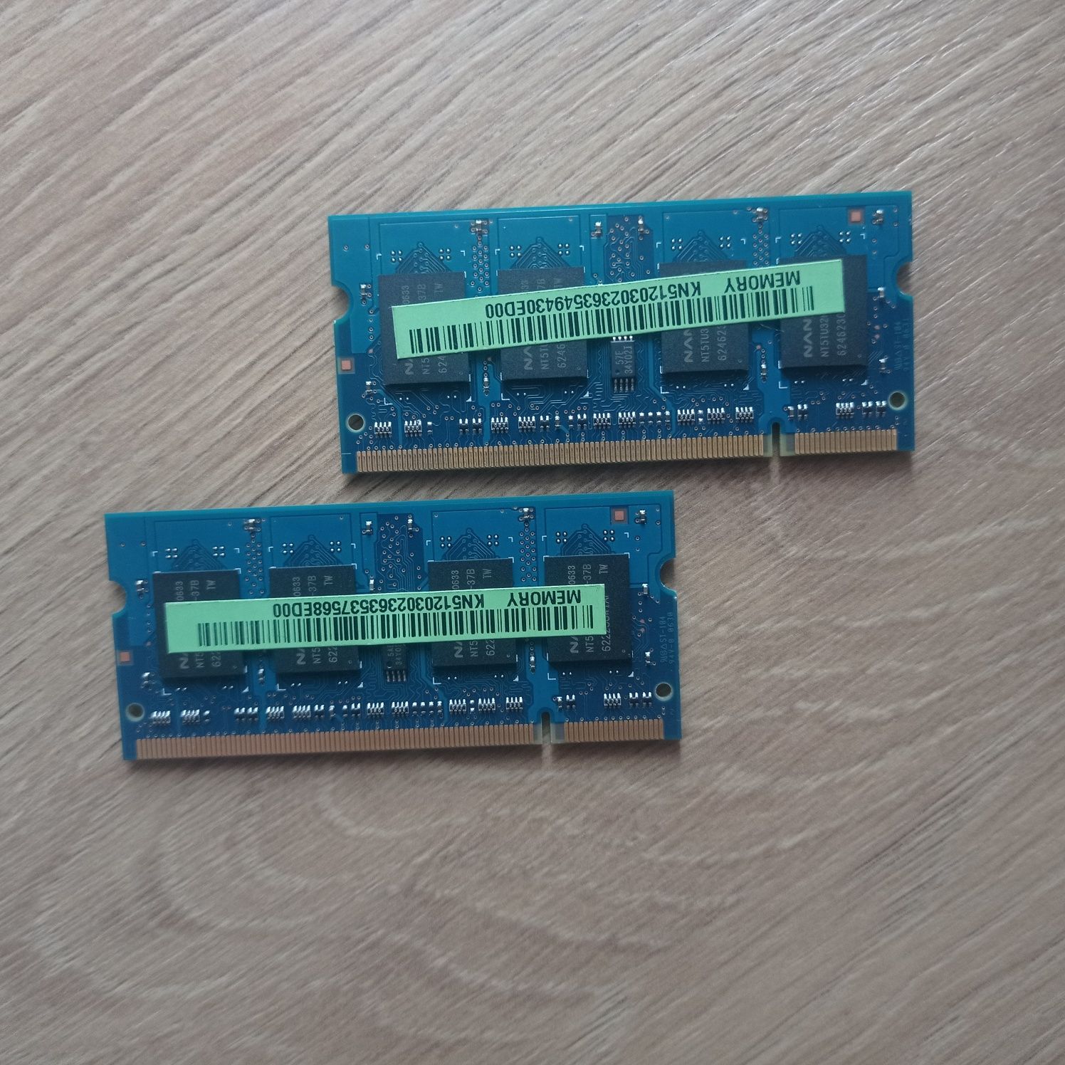 Ram DDR2 2X 512 MB