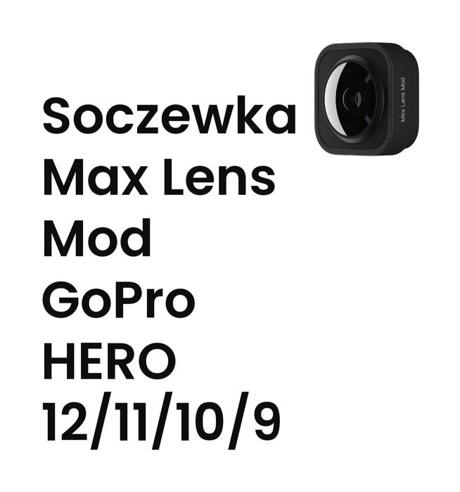 Soczewka Max Lens Mod GoPro Hero 12/11/10/9