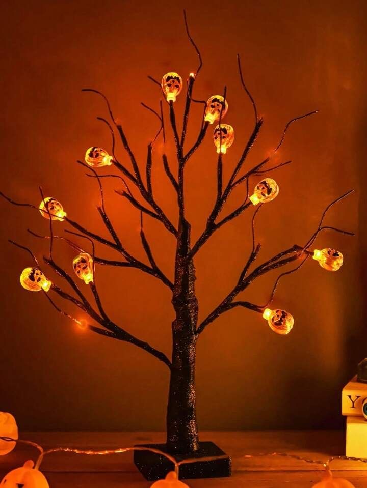 Lampa LED Drzewo Dekoracje na Halloween