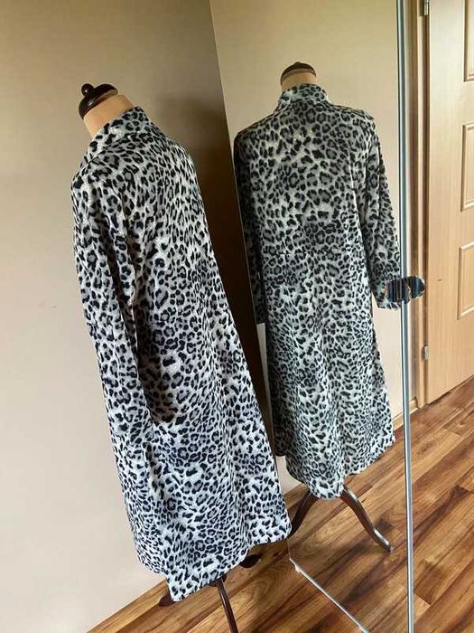 Xxl 44 46 maxi dluga panterka animal centki xxxl +size koszulowa
