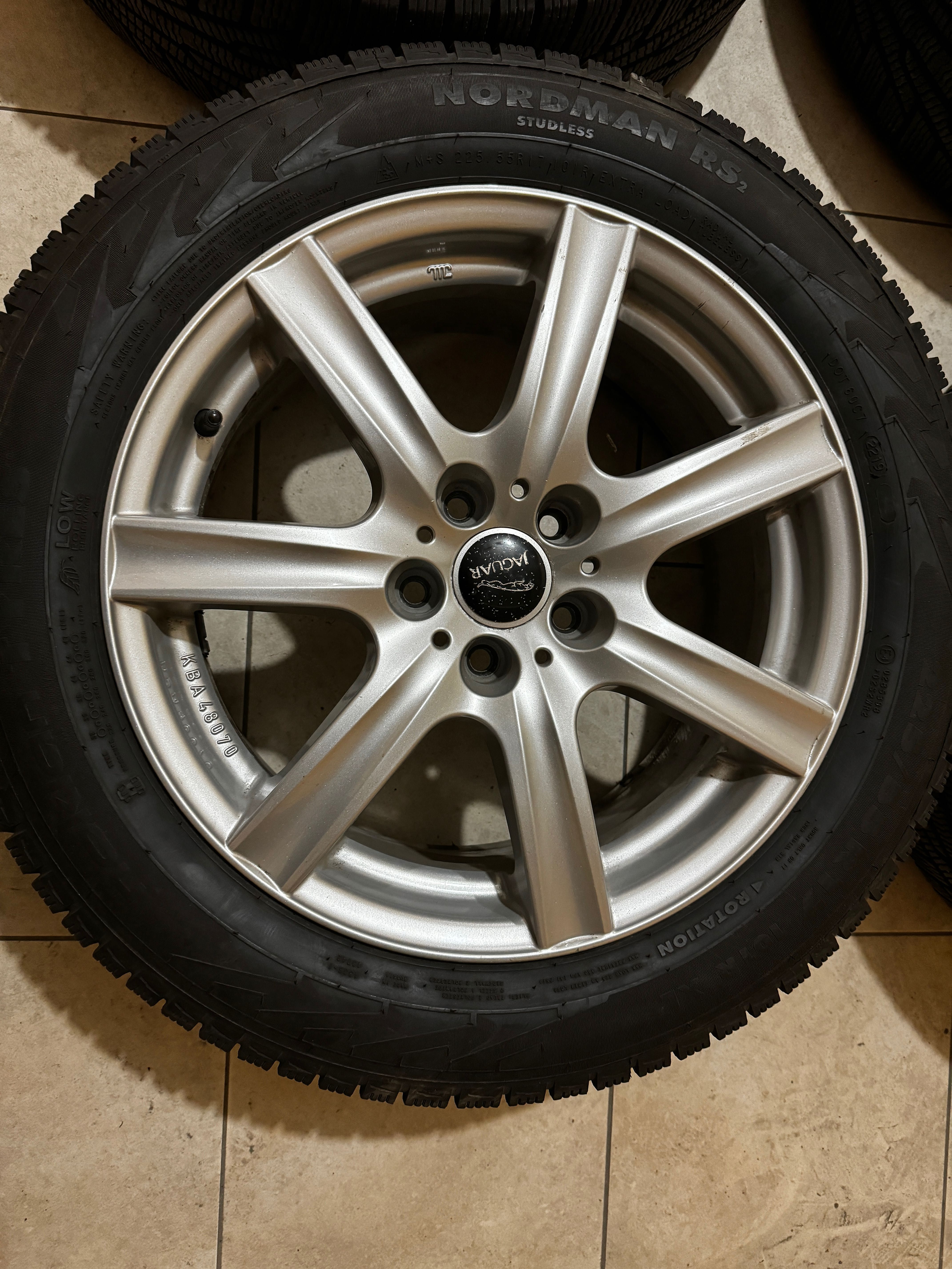 Шини Nokian Nordman RS2 225/55 R17 + диски Rial (Jaguar)