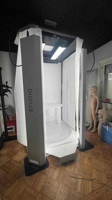 Maquina profissional para fotografia de produto em 360º