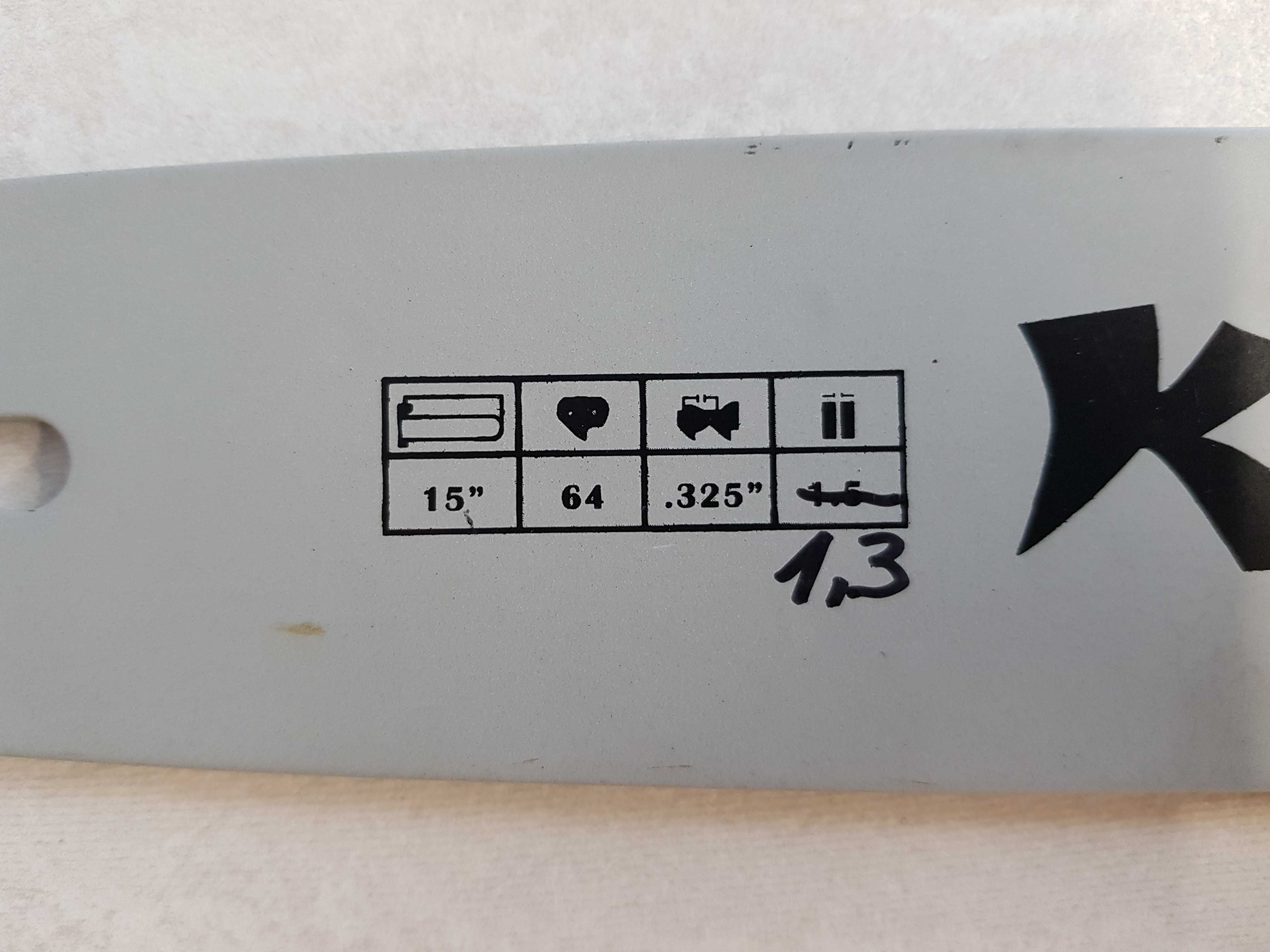 Prowadnica do piły pilarki 38 cm 0.325" 1.3 mm 64 ogniwa