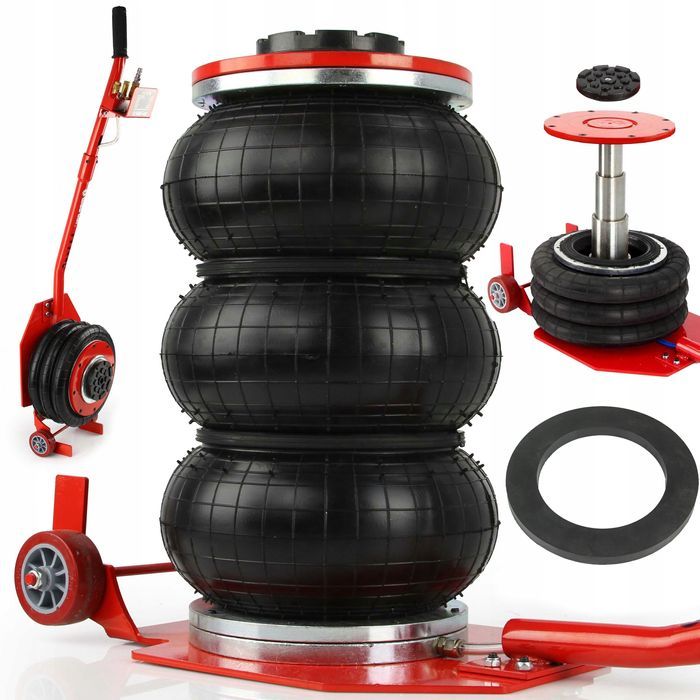 Podnośnik Pneumatyczny Bałwanek 3.5T Niski Lewarek