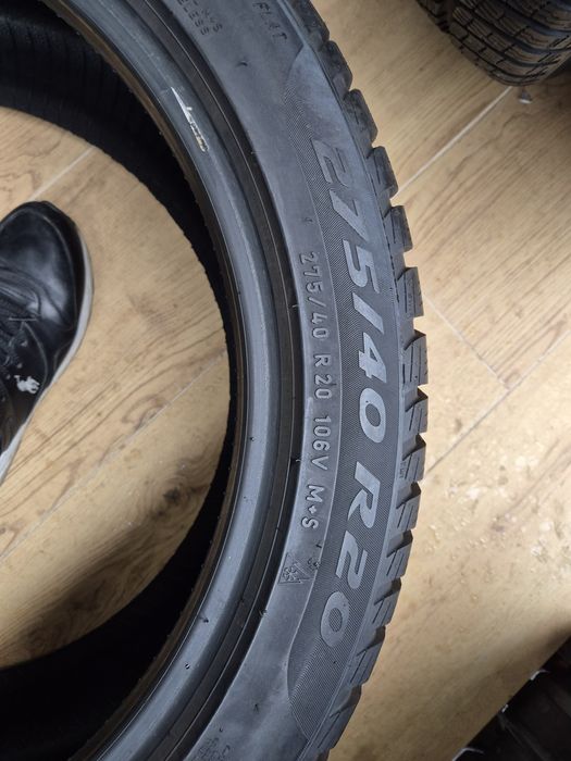 275/40r20  106v 19r  7mm Rsc Pirelli Winter Sottozero 3 Rft Run flat