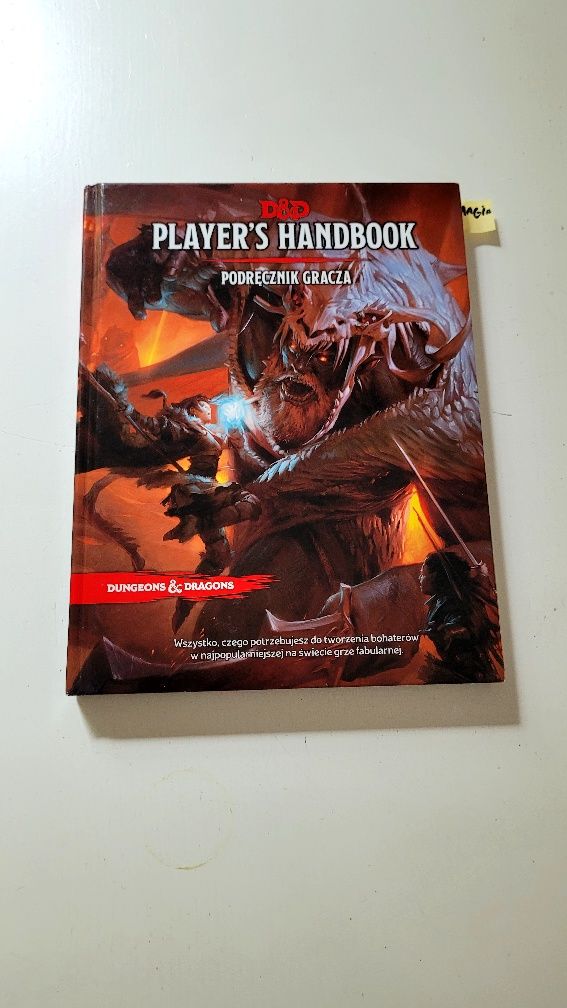 Podręcznik gracza dnd 5e players handbook D&D dungeons and dragons