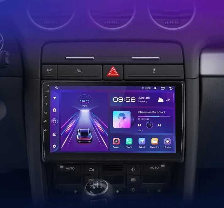 Radio nawigacja do Audi A4 B6 B7 2000 - 2009 Carplay, 2GB, 32GB