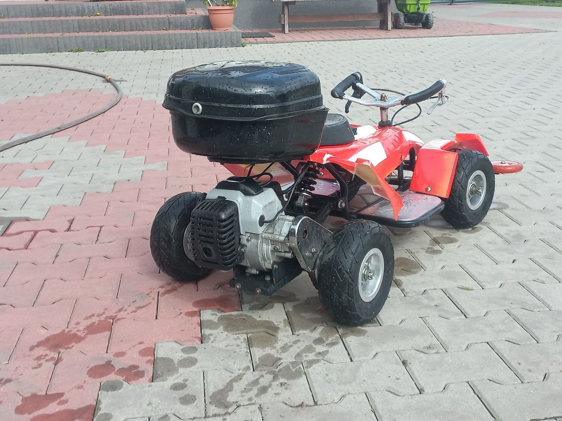 Quad kład jak gokart silnik od piły spalinowej