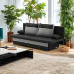 Tapczan Sofa Kanapa Łóżko Wersalka rozkładana dwuosobowa pojemnik