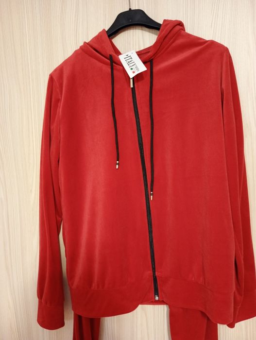 Dres welurowy damski