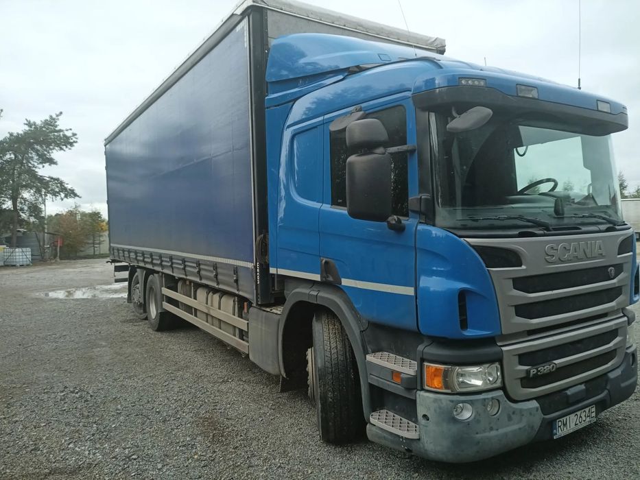 Scania R320  Scania r320 firanka 8,6m