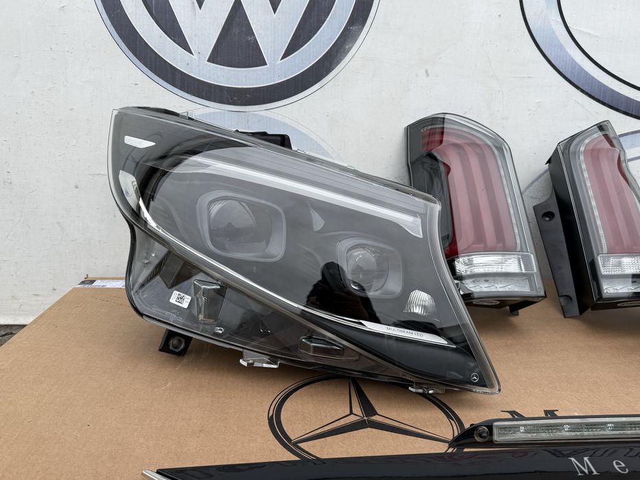 Фара стоп ліхтар фонарь молдинг рестайл Вито Віто Ве-клас Vito V-class