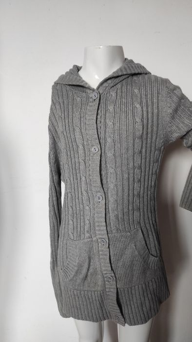 Szary sweter 146 , 152 rozpinany sweter 146 , 152