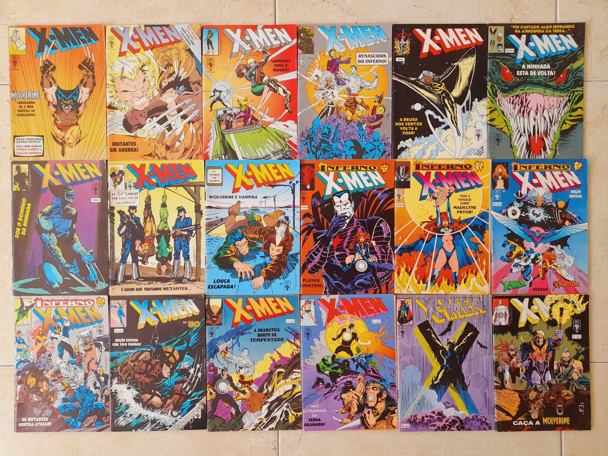 X-Men 1 a 70 (Abril)