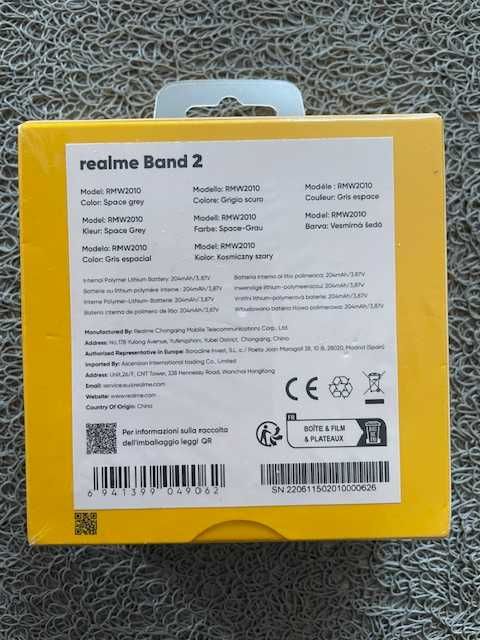 Opaska Smartband REALME Band 2 - stan nowy nigdy nieotwierany (folia)