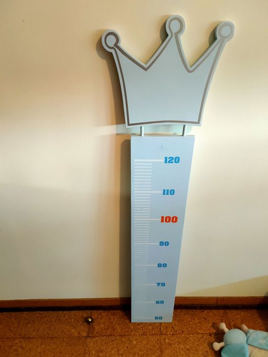 Decoração Régua de medição bebe