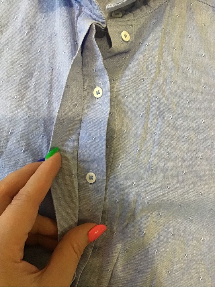 Сорочка рубашка блуза під джинс зара Zara