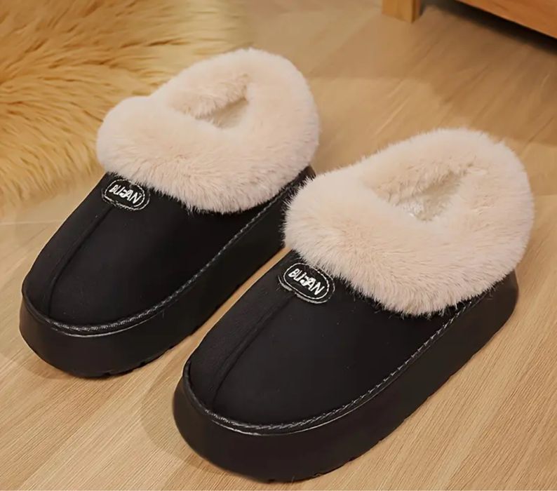 pluszowe kapcie do uzytku wewnatrz