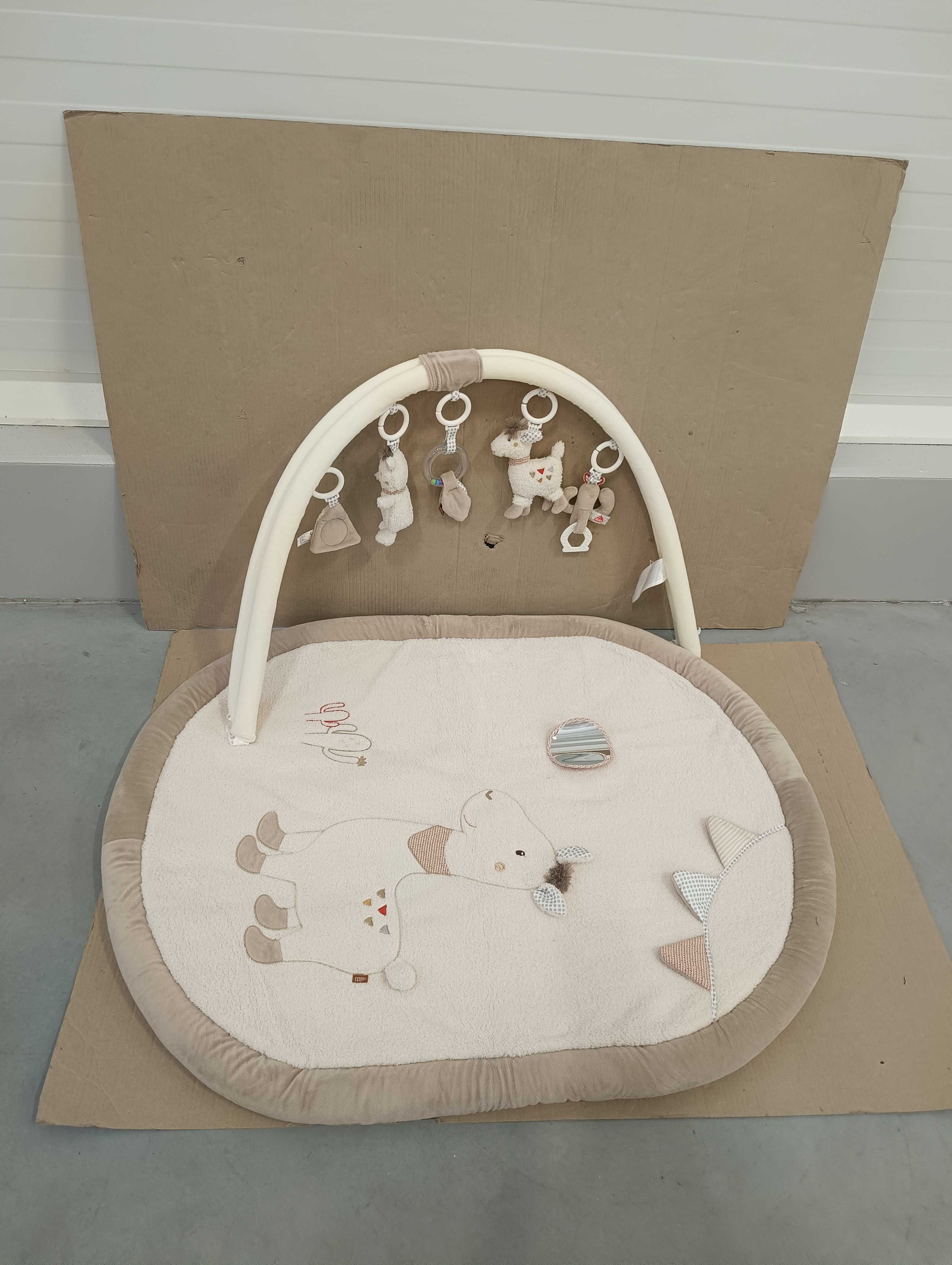 Fehn Peru koc 3D Activity mata niemowlęca edukacyjna 80 x 105 cm