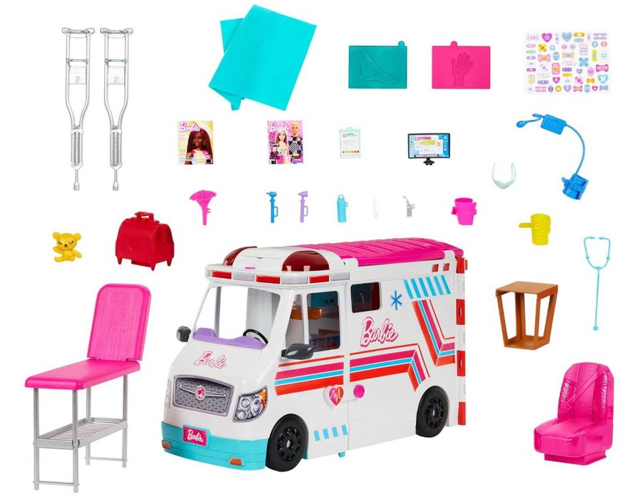 Ігровий набір Barbie Рятувальний центр HKT79 Игровой набор Барби авто