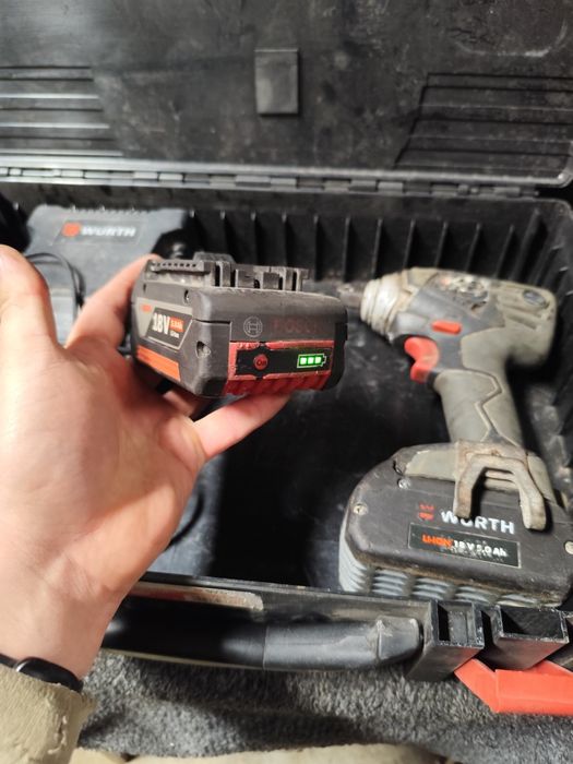 Klucz udarowy Bosch GDS 18 v-li Wurth ASS 18 1/2 wkrętarka gratis