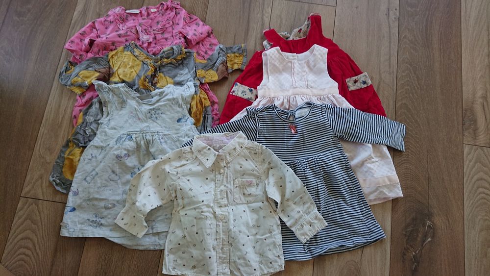 Sukienki dla dziewczynki 86