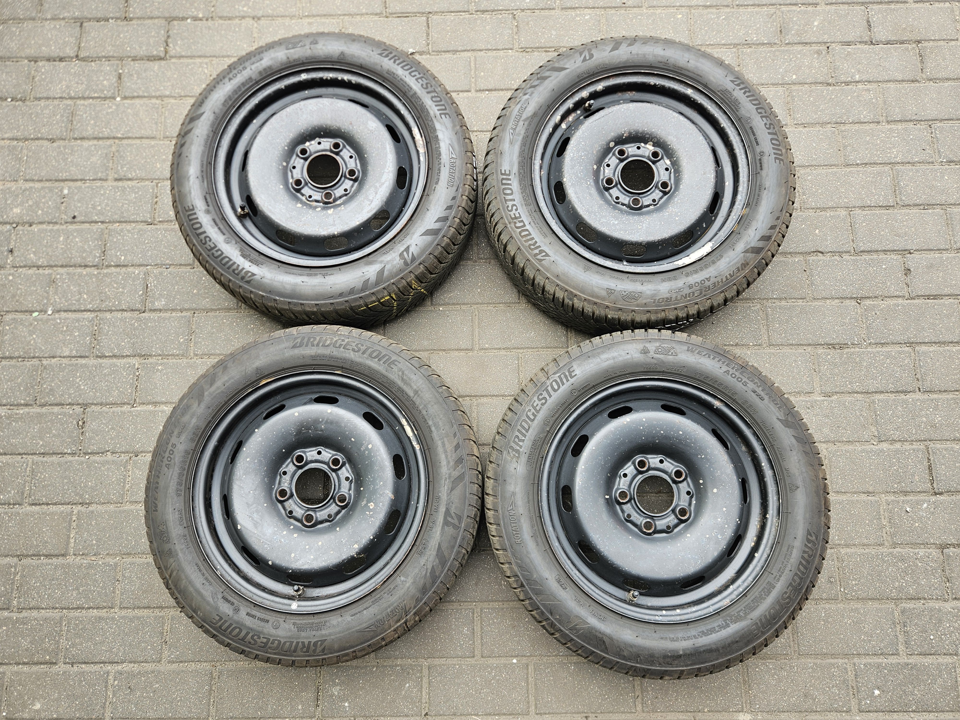 4x Felgi stalowe MINI OE 5.5 x 15 5x112 ET46 Cooper / One + TPMS [749]