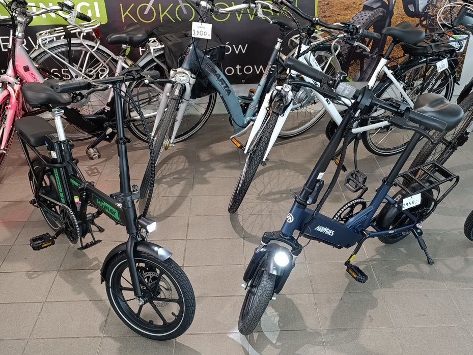 Rower elektryczny mini skladak