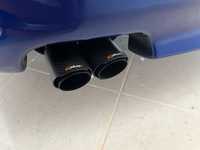 Ponteira de escape tipo akrapovic carbono 63mm x 76mm