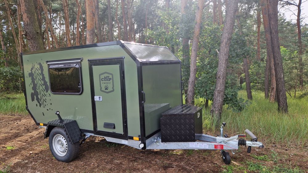 Przyczepa Off-ROAD Wyprawowa kemingowa terenowa Everest MT-CAMP Olive