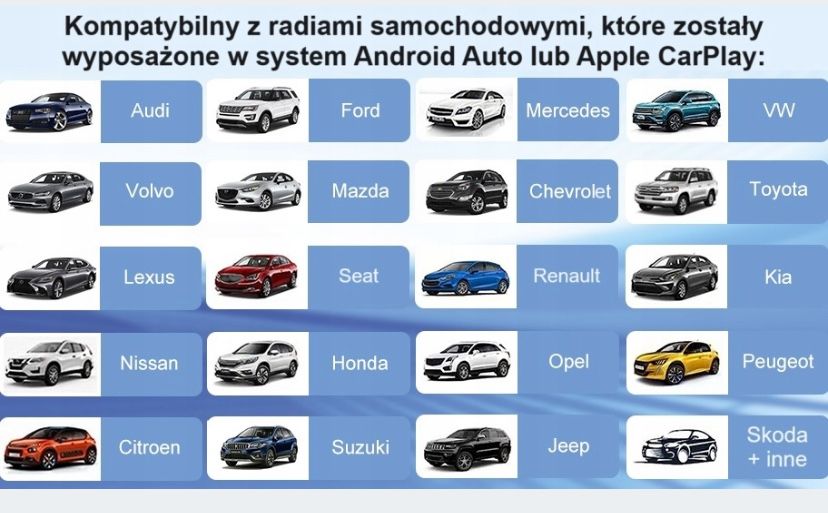 Adapret USB NavTron carplay Android 11 auto youtube netflix odtwarzacz