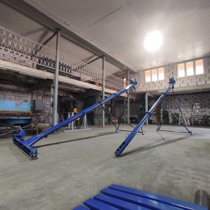 Шнековый погрузчик, винтовой конвейер, транспортер зерна, 108*4*380В