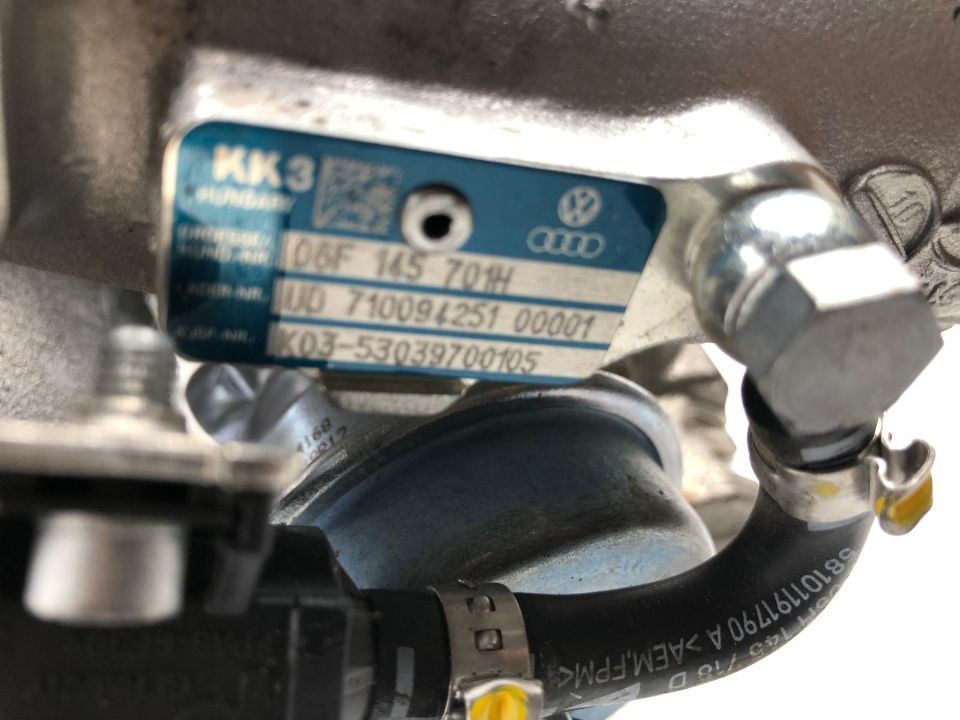 nowa turbosprĘŻarka audi a3 8p 2.0 tfsi axx 06f145701h 228km