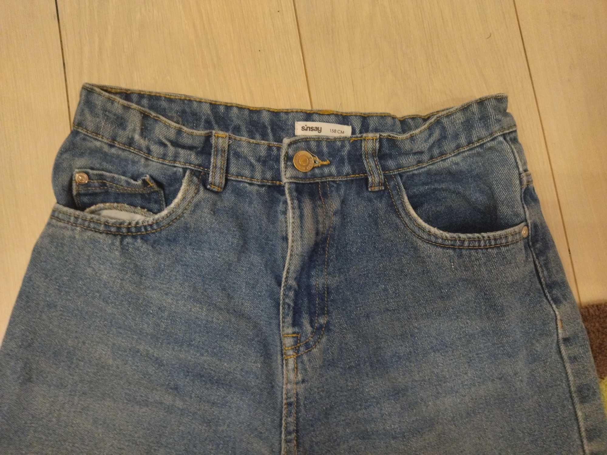 Jeans sinsey 38 proste
