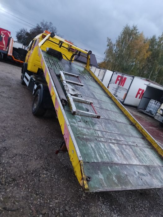 Płyta hydrauliczna najazd laweta 5,8m z wciągarka i motylem
