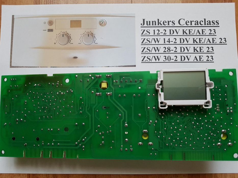 Płyta główna, sterownik Junkers Ceraclass ZS ZW 14-2 DV KE AE 23