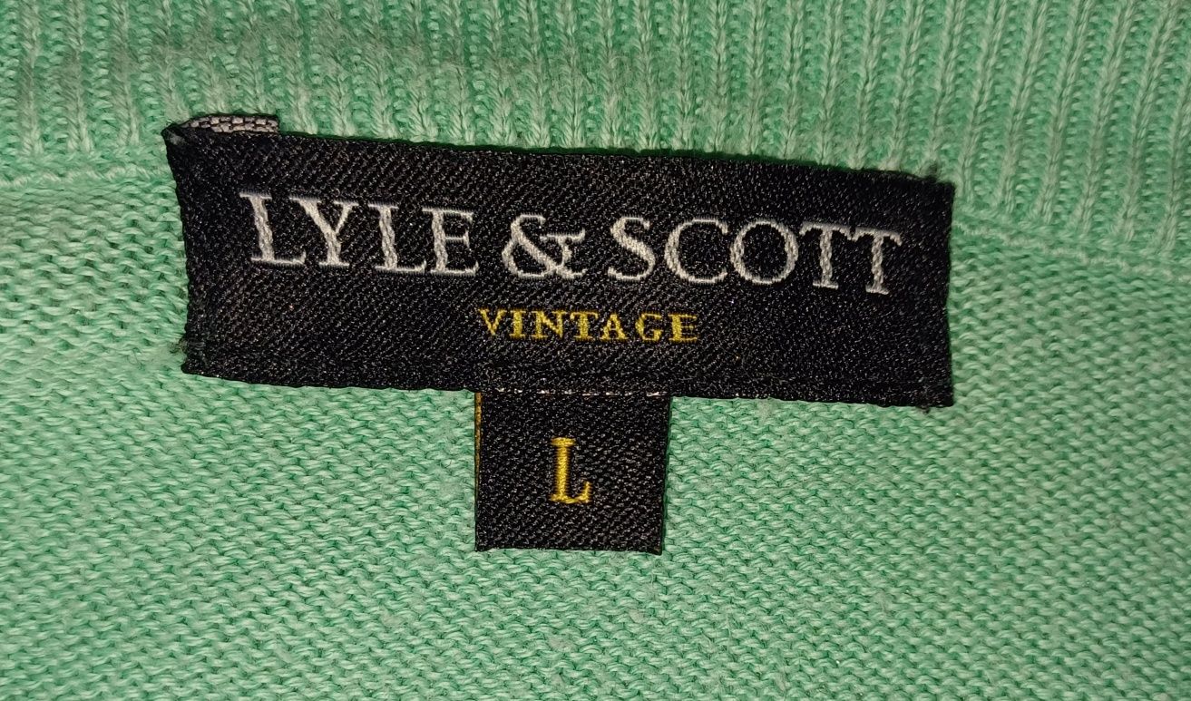 Sweterek męski bawełniany Lyle & Scott rozmiar L