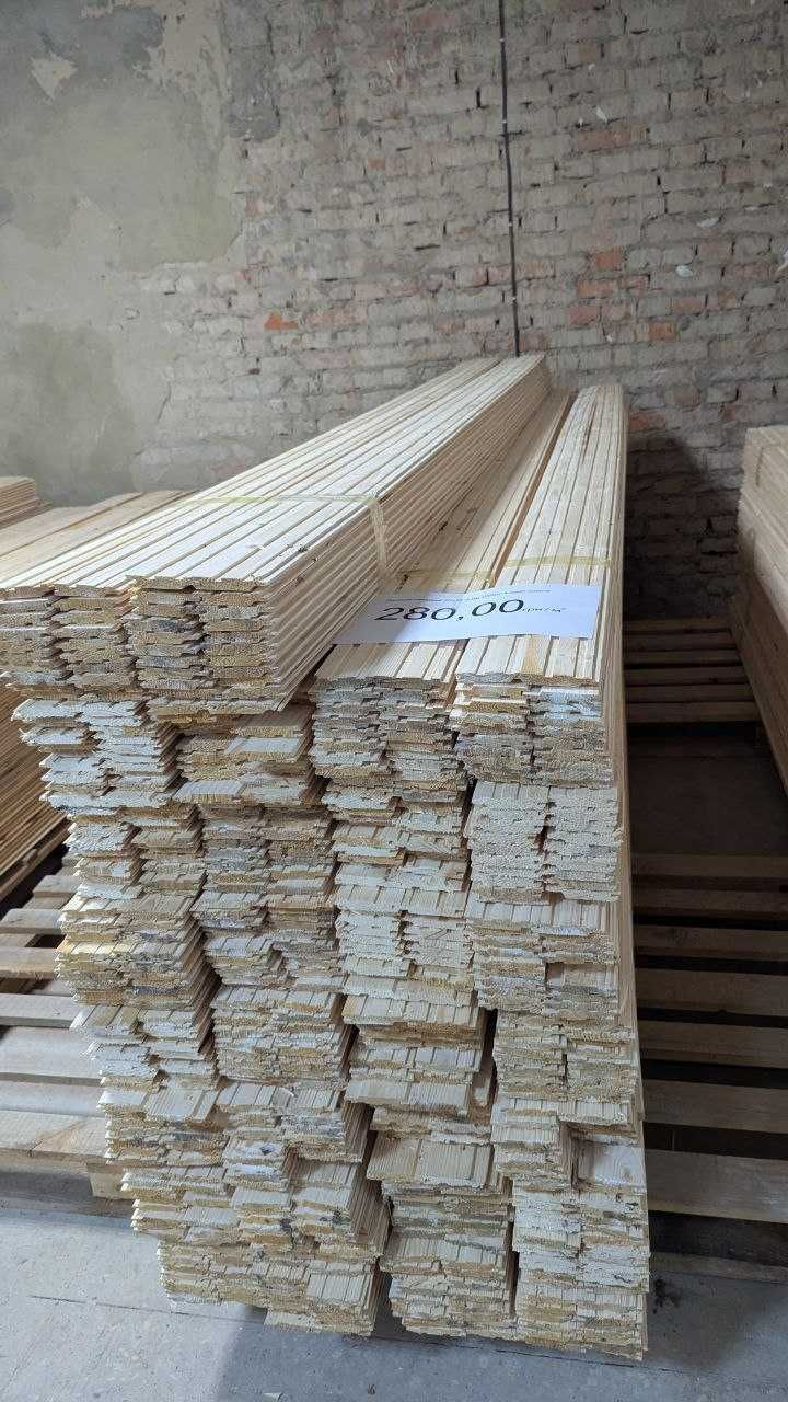 вагонка 1 та 2 сорт, липа, смерека