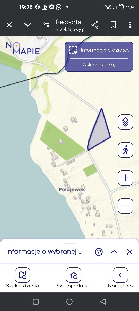Sprzedam działkę około 8200m2 po 88zlm2