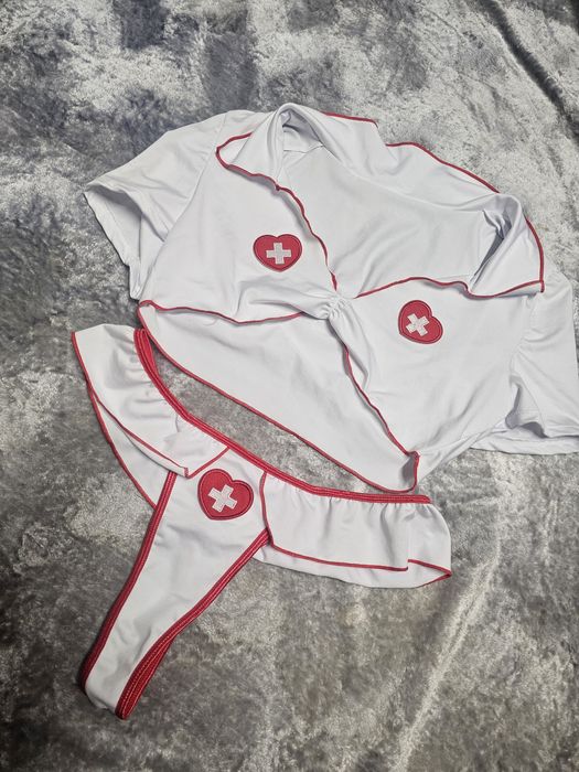 Звабливий Костюм медсестра медсестри для ігор жіночий сексуальний наря