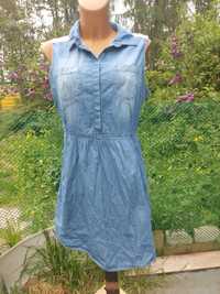 Sukienka jeans z koronką damska rozmiar 44/46 firma ATMOSPHERE