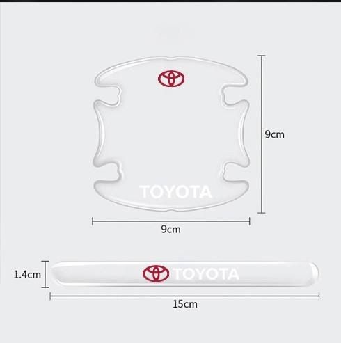 Отзывы покупателей о Защитные наклейки под ручку авто Toyota Прозрачны