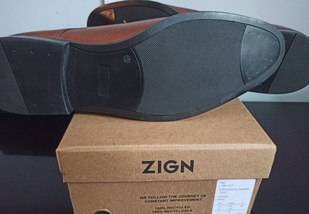 Buty skórzane Zign 46 nowe