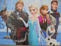 Puzzle, FROZEN, 5+, 99 elementów, 100% kompletne