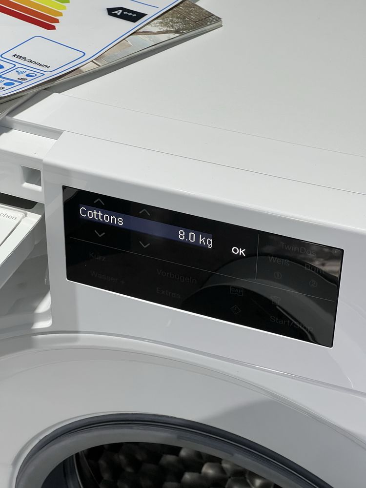 ВЫСТАВКА! Стиральная машина Miele WWE 660 WCS 8кг WiFi пральна машина