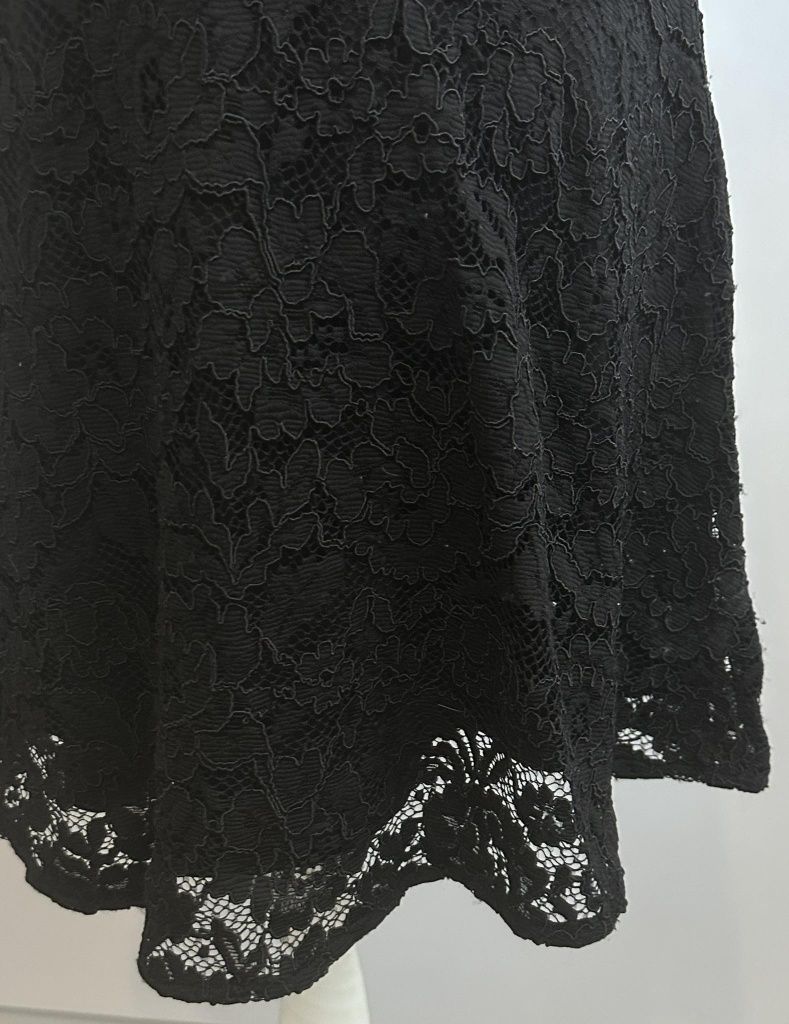 Orsay czarna sukienka koronkowa r. S