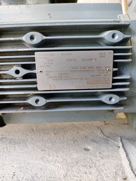 Motoreduktor 2.2kw 175 obrotów z regulacją