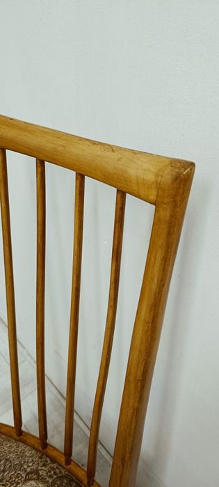krzesła duńskie vintage design PRL do stołu lata 70-te