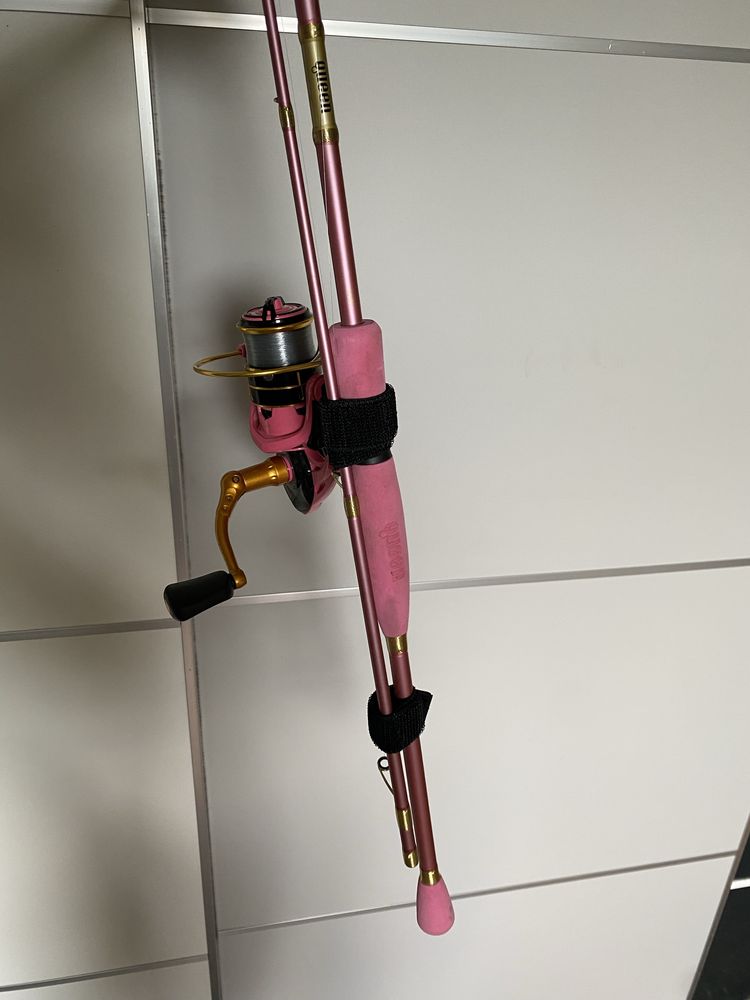 Wędka delphin queen spin 215cm/5-25g + kołowrotek 3000