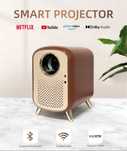 Projektor Panda Stella 4K, 8000 lumenów, 1080P FHD, Netflix